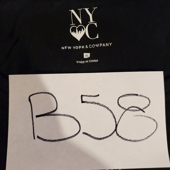 New York & Company Black Tee - Picture 6 of 7